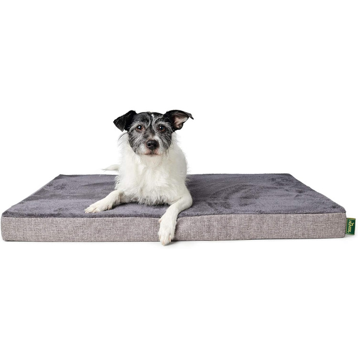 Ортопедичний килимок для собак з пінопластовою підстилкою з ефектом пам'яті Колір сірий, розмір XL XL сірий