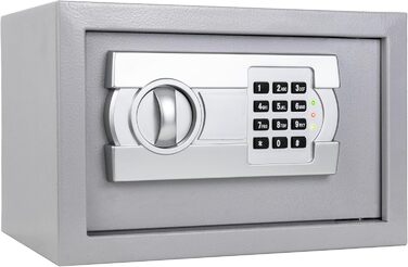 Сейф Silvergear® з кодовим замком: міні-сейф, сталевий сейф, настінний/підлоговий сейф, 31x20x20 см