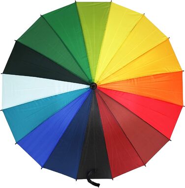 Райдужна парасолька 16 кольорів Парасолька для гольфу Парасолька-партнер, 24