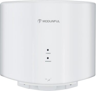 Електричний автоматичний сушар для рук настінний, 1200W (білий)