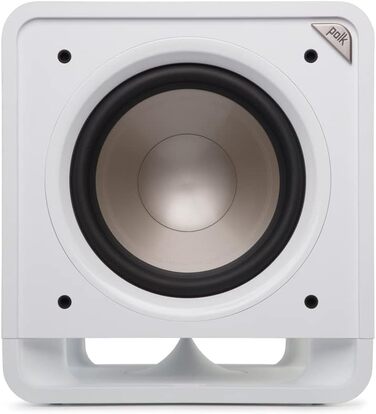 Активний сабвуфер Polk Audio HTS 10, 10 бас, 200 Вт, білий, домашній кінотеатр і музика