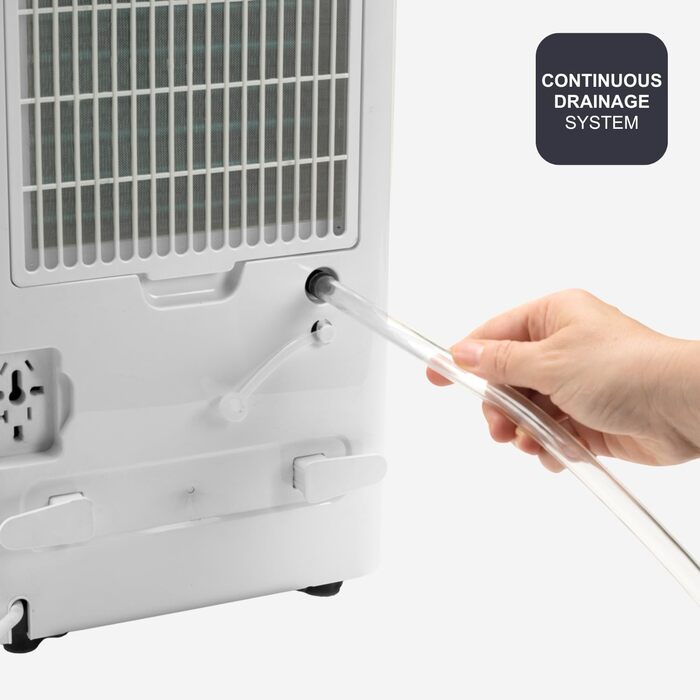 Зволожувач повітря BLACK+DECKER BXDH12E, 12 л/24 год, функція сушіння, 2 швидкості, резервуар 1.8 л, програмування 24 год, знімний та миючий фільтр, до 25 м², тихий