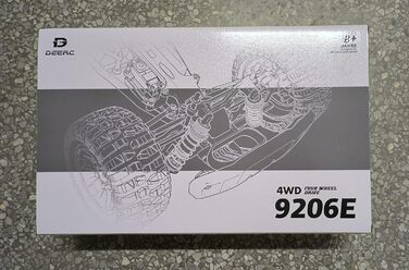 Радіокерований позашляховик DEERC 9206E 1:10 4WD, 48 км/год, 2 акумулятори, для дітей та дорослих