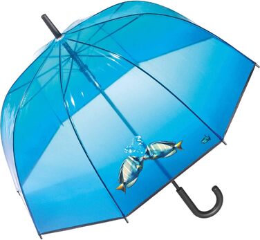 Парасолька-паличка Автоматичний парасольку-дзвіночок Прозорі риби, що цілуються