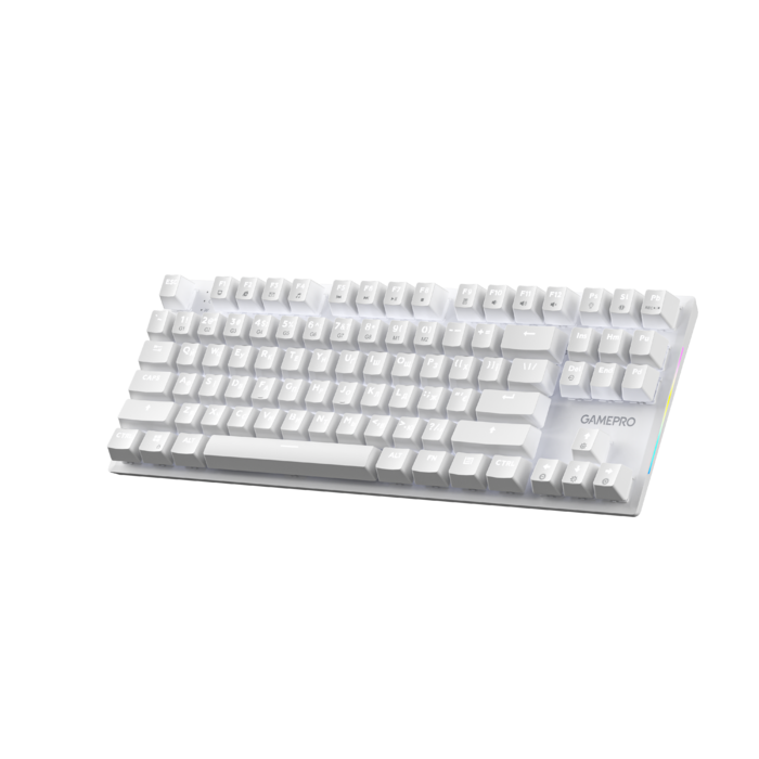 Дротова механічна клавіатура GamePro Genesis Joker (MK124W) 87% Red switches