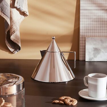 Електричний чайник Alessi Il Conico 90017 - дизайн, нержавіюча сталь, 2 л, 4.2 x 22.5 x 6.5 см