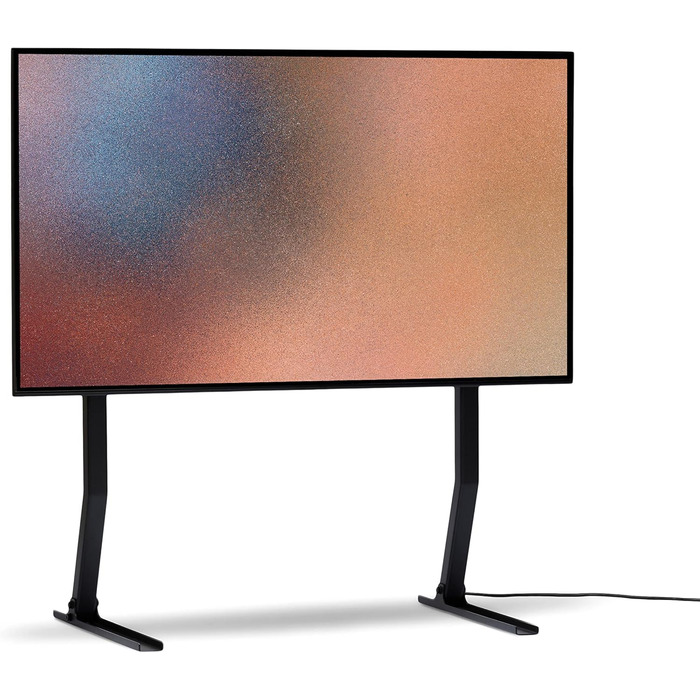 Підставка для телевізора 40-70 дюймів | Стильна підлогова стійка для ТБ | Чорна підставка для телевізора Charcoal