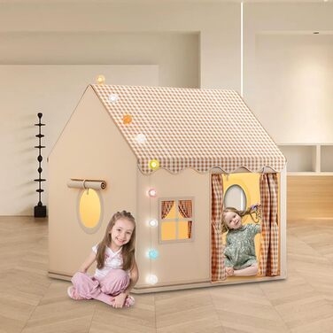 Дитячий намет-хатинка для гри в приміщенні, хакі. Міцний намет для дітей, ідеальний для ігор вдома