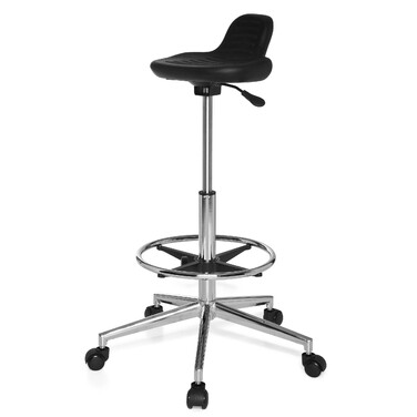 Офісне крісло TOP WORK 03 чорного кольору hjh OFFICE