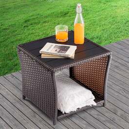 Столик з поліротанга Vedis Brown 45x45x40см