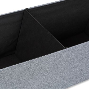 Relaxdays Складана лавка з льону