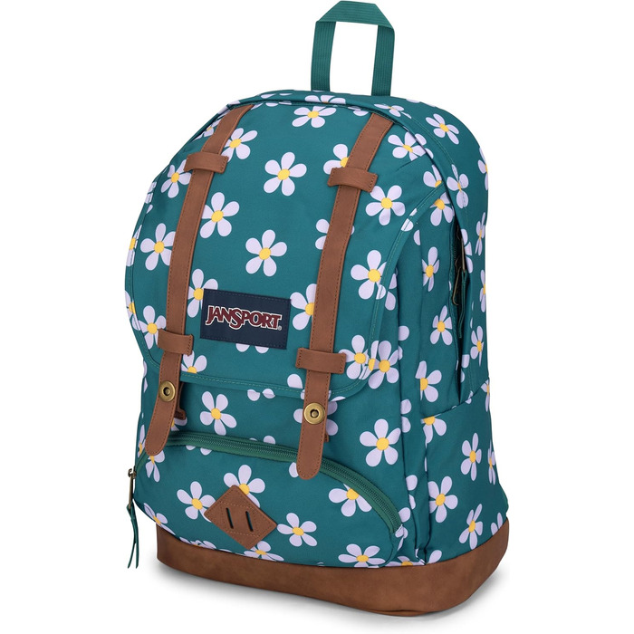 Рюкзак JanSport CORTLANDT, відділення для ноутбука 15 футів, чорний, один розмір, дорогоцінні пелюстки