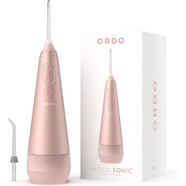 Іригатор Ordo Munddusche бездротовий з 3 режимами, портативний для подорожей, перезаряджається, водонепроникний IPX7, рекомендований стоматологами (Рожеве золото)