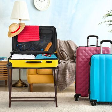 Підставка для валізи клапана, дерево Relaxdays