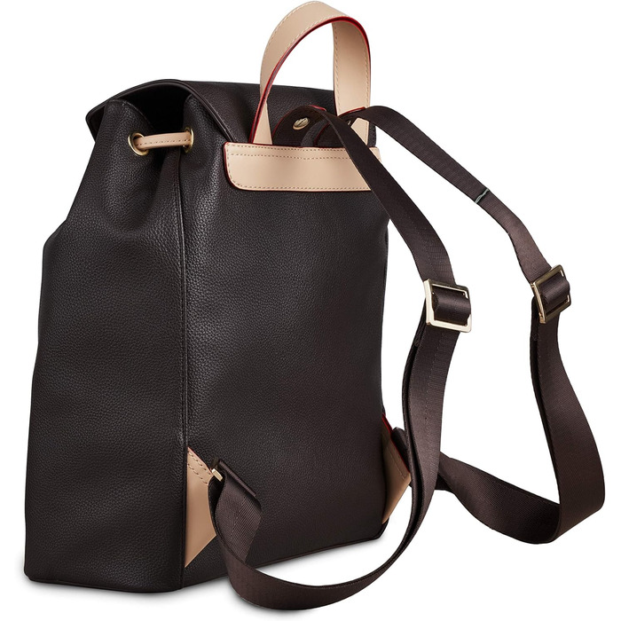 Рюкзак жіночий маленький, Жіночий денний рюкзак, Робочий рюкзак Повсякденний рюкзак (темно-коричневий)