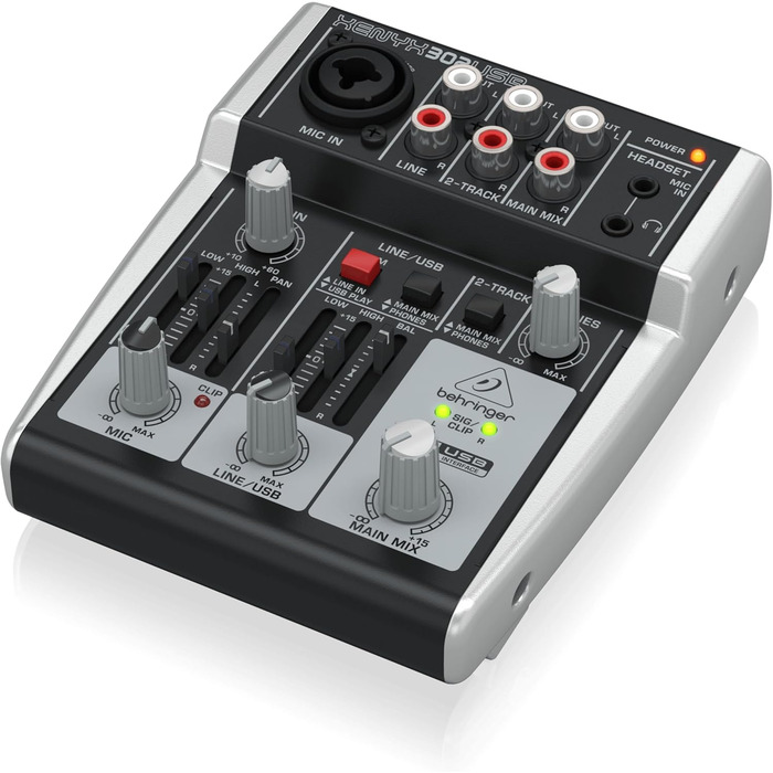 Behringer Audiophile 2x2 USB Аудіоінтерфейс 24-біт/192 кГц з мікрофонними преампами Midas (PODCASTUDIO 2 USB) для студії