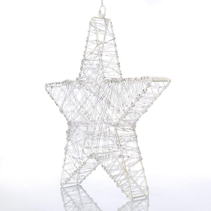 Різдвяна зірка com-four з функцією таймера-Світлодіодна зірка в якості декоративного освітлення на Різдво-Різдвяна Різдвяна зірка на батарейках