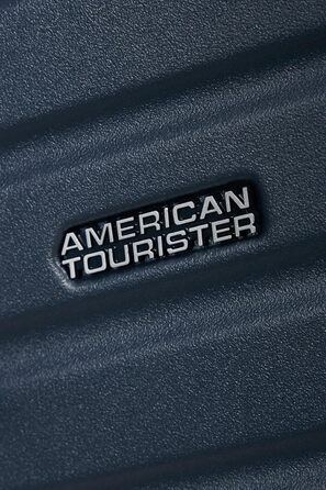 Набір валіз American Tourister Aerotech (3 шт.): ручна, середня, велика, розширювана, з TSA-замком, блакитний (Металевий Navy)