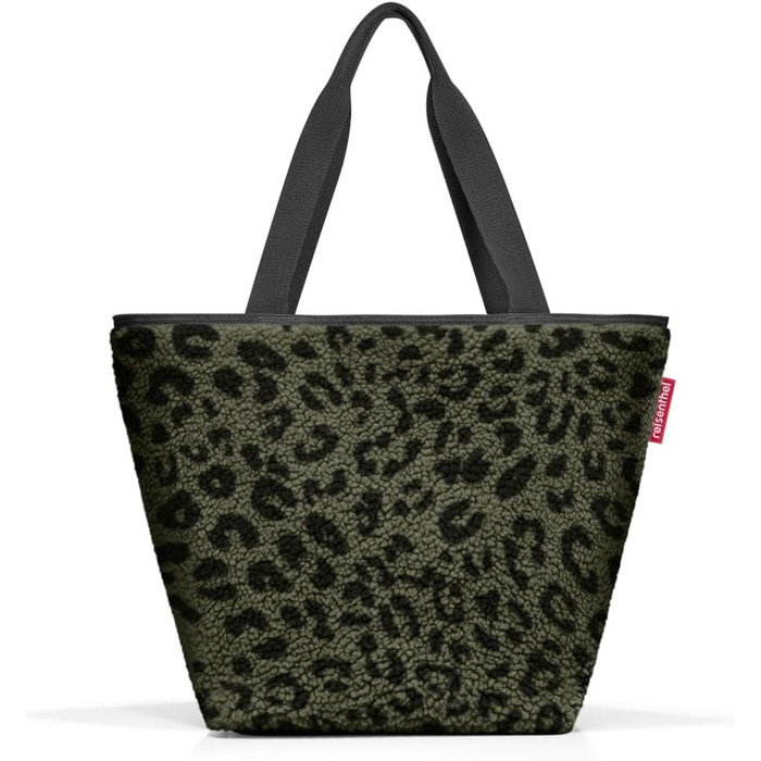 Сумка-шопер Reisenthel Shopper M Teddy Leo Olive – містка та стильна, з водовідштовхувального матеріалу
