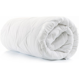 Ковдра BEDSURE 135x200 см - чотирисезонна, стеганий ковдра, сертифікат Oeko-Tex, білий, для алергіків
