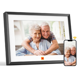 Цифровий фоторамка Kodak 10 дюймів з Wi-Fi, 32GB, IPS HD сенсорний екран, автоповорот, чорний Цифровий фоторамка Kodak 10 дюймів з Wi-Fi, 32GB, IPS HD сенсорний екран, автоповорот, чорний
