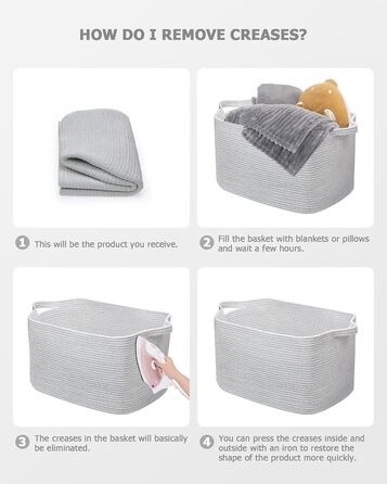 Складаний кошик для білизни 63л, 2 шт. (білий та коричневий), 1 шт. (світло-сірий)