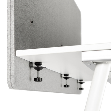 Акустична перегородка для офісу FLEXMIUT D 160 см світло-сіра hjh OFFICE