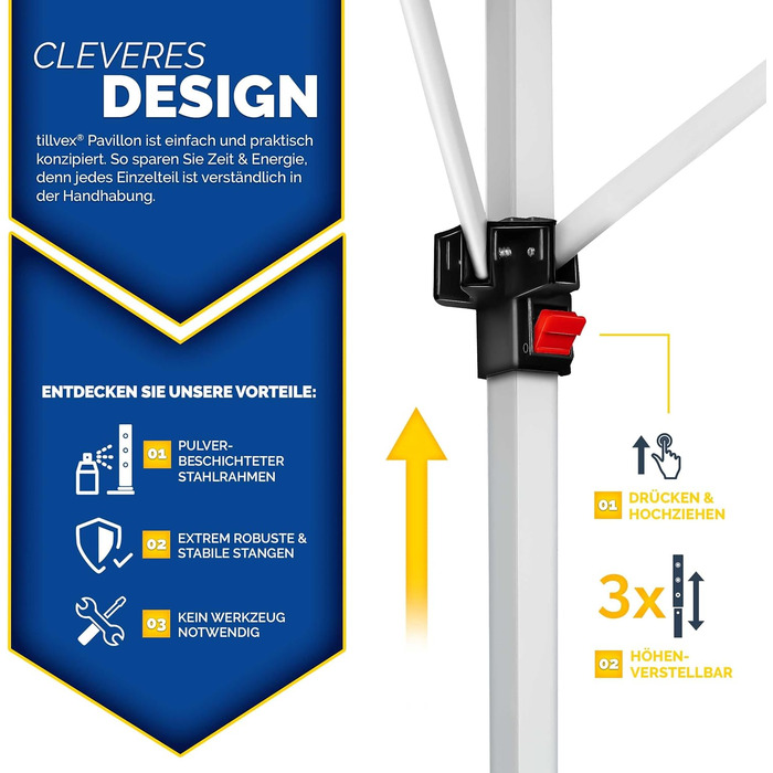 Павільйон Tillvex водовідштовхувальний з набором з 4 мішків з піском | Pop-Up павільйон, стабільний та регульований по висоті | Садовий намет з UV захистом 50+ | Намет для вечірок з сумкою для саду (антрацит) (3x3м з 4 боковими частинами, 3 x 3 м – зелени