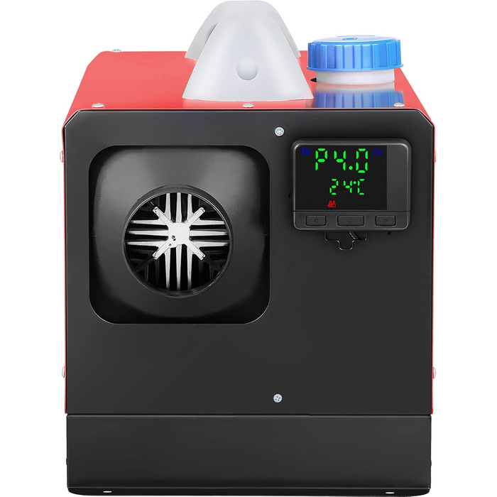 Автономний дизельний опалювач VEVOR 12V 8kW з LCD-дисплеєм, пультом дистанційного керування та Bluetooth, 10м, 0.16-0.52 л/год