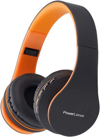 Накладні навушники PowerLocus Bluetooth, HiFi стерео, Складні, Мікрофон, SD/TF, FM, для iPhone/Android