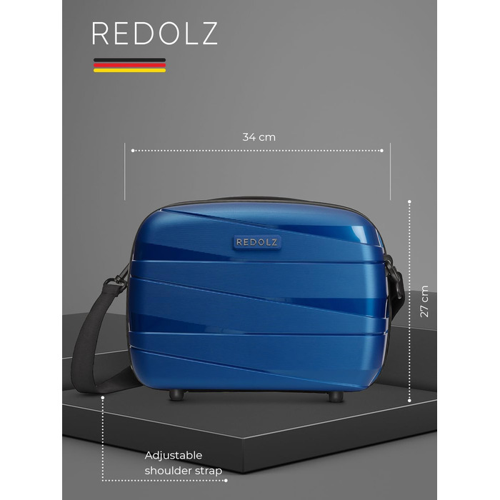 Візок REDOLZ Hard Shell 67 см Поліпропілен 4-Дві котушки та TSA (Essentials 10)