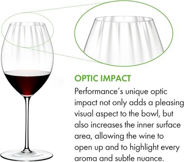Кришталевий келих Riedel Performance Syrah/Shiraz, набір 2 шт, преміум якість, машинне виробництво
