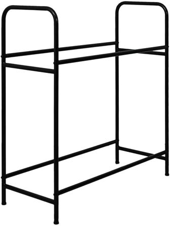 Стелаж для шин PROREGAL CARRERO 104x55x40 см - 8 шин, 2 рівня, чорний