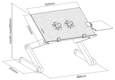 Підставка для ноутбука OfficePro CD1230