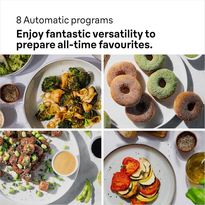 Фритюрниця повітряна Braun MultiFry 3 HF 3030, 4.3 л, 1500 Вт, цифрове керування, 8 програм, чорна