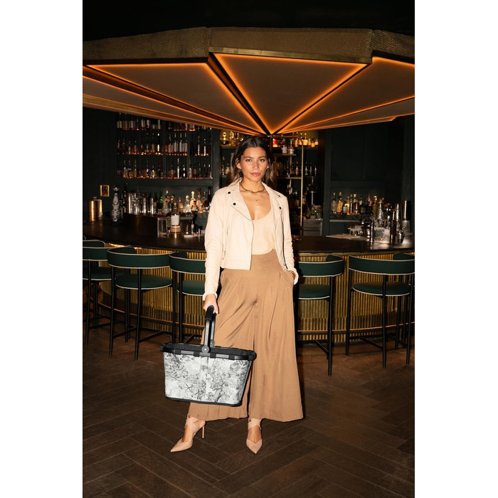 Сумка-шопер Reisenthel Carry Bag – містка та зручна, сірого кольору (Жаккард)