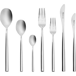 Karaca Liza Elegance: Набір столових приборів на 12 осіб (84 деталі) з коробкою, сталь