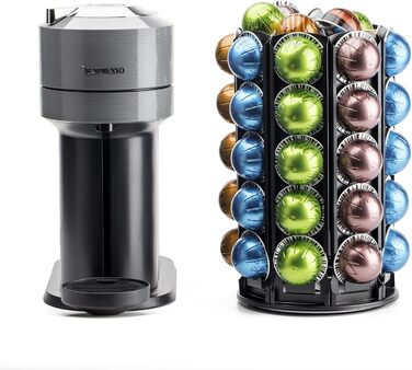 Підставка для капсул кави Bagoo Karussell для Nespresso Vertuo Line з центральним відсіком для додаткових капсул (40+)