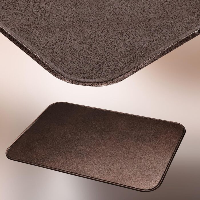 Підставка під камін KOTARBAU® 48 x 80 см, сталь з антик-мідним покриттям, захист від бруду та іскр