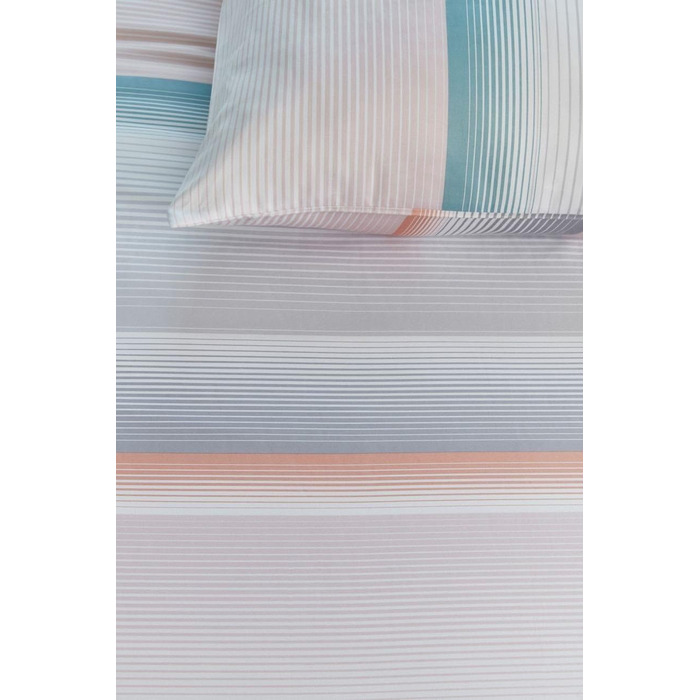 Постільна білизна Mako Satin Постільна білизна 2 предмети Підковдра 155 х 220 см Наволочка 80 х 80 см Каліфорнійський захід сонця 171169 Lune Pastel