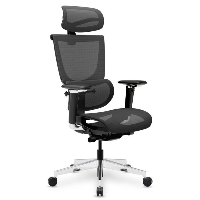 Крісло Mealux S8 Air Black (арт. HF-S8P M/B)