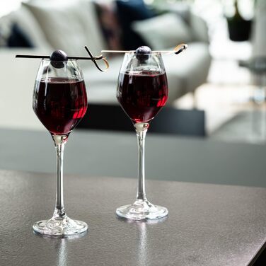 Набір келихів для шампанського KROSNO Champagnergläser Set (6 шт.) | 210 мл | Колекція Splendour | Крістал, без свинцю | Елегантний дизайн з високою ніжкою | Для шампанського, просекко та святкових випадків