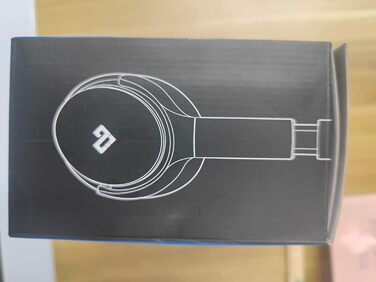 Накладні навушники Bluetooth 5.0 з шумозаглушенням, Hi-Fi, 40 год, швидка зарядка, Чорний