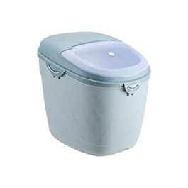 Коробка для рису Dittzz, 15 кг, Контейнер для зберігання рису, кухонні ящики для зберігання зерна, герметичний контейнер для зберігання зерна з мірною чашкою для R
