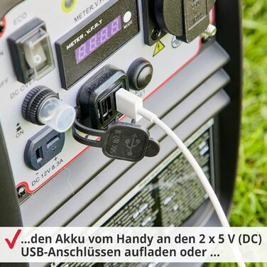 Генератор HECHT Inverter 2000W: тиха мобільна електростанція з бензиновим баком 4 літри та часом роботи до 6 годин. Підходить для чутливої електроніки (ноутбук, телефон, телевізор)