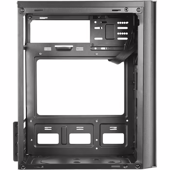 Корпус Micro ATX, передня сітка, USB 3.0, чорний, 6
