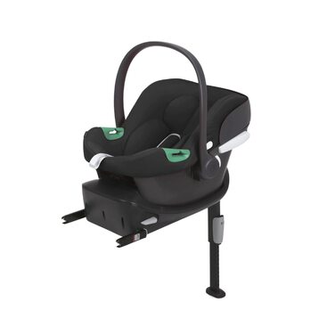 Дитяче автокрісло CYBEX Silver Aton B2 i-Size, в т.ч. вкладиш для новонароджених, сумісність з SensorSafe, від народження до приблизно 24 місяців, максимальна вага 13 кг, сталевий сірий без основи One Steel Grey