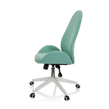 Офісне крісло AVEA I з тканини кольору аква