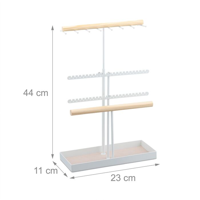 Підставка для прикрас Relaxdays з регульованою висотою, Т-подібної форми