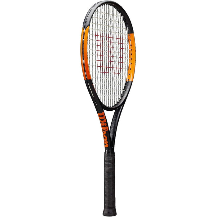 Тенісна ракетка Wilson Unisex Adult Burn 100uls L1 Сірий/Помаранчевий